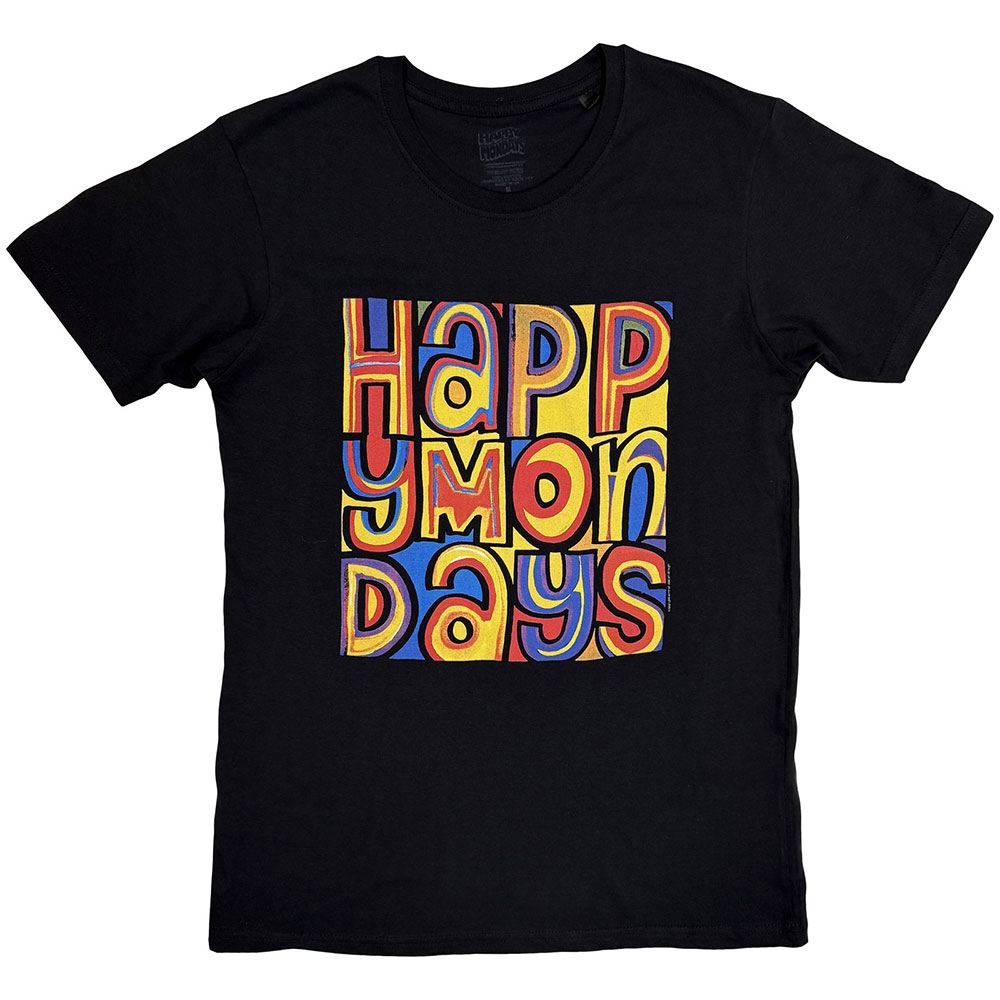 Happy Mondays - Greatest Hits Heren Tshirt - Zwart